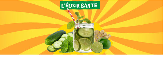 EAU AROMATISÉE À LA MENTHE, GINGEMBRE ET CITRON VERT,L'ELIXIR SANTÉ DE L'ÉTÉ