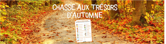 La grande chasse aux trésors d’automne pour divertir les enfants en ballade