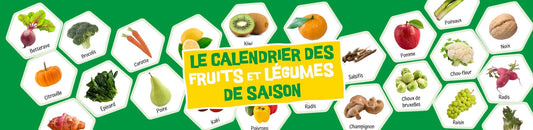 GRATUIT À TÉLÉCHARGER LE CALENDRIER DES FRUITS ET LÉGUMES DE SAISON 