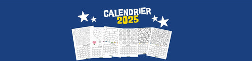 CALENDRIER 2025 À COLORIER