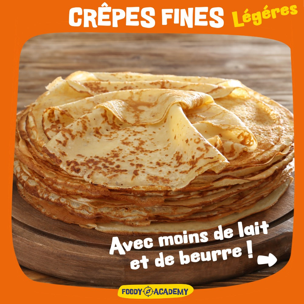 CRÊPES LÉGÈRES POUR LA CHANDELEUR